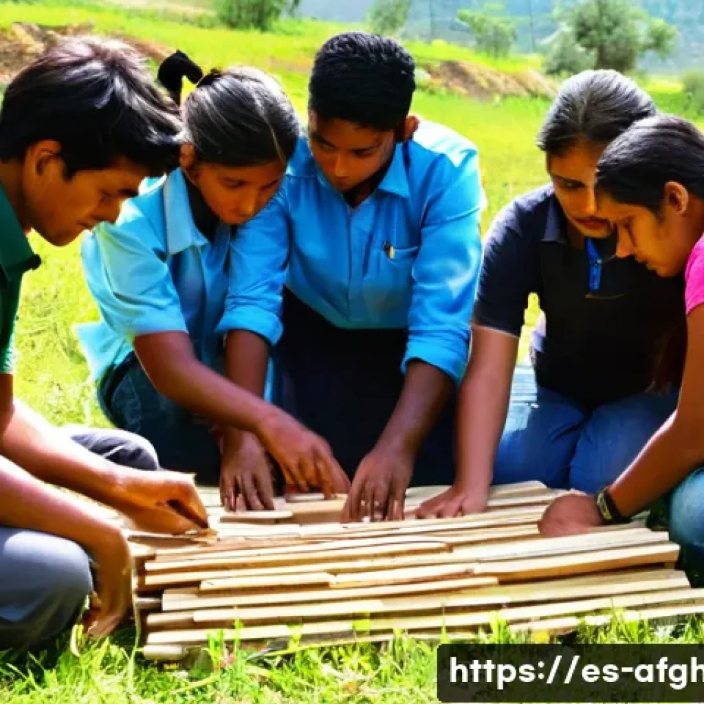 아프가니스탄 자연재해 대처법 - **Community Resilience and Skill Building**
    A diverse group of people, including men, women, tee...