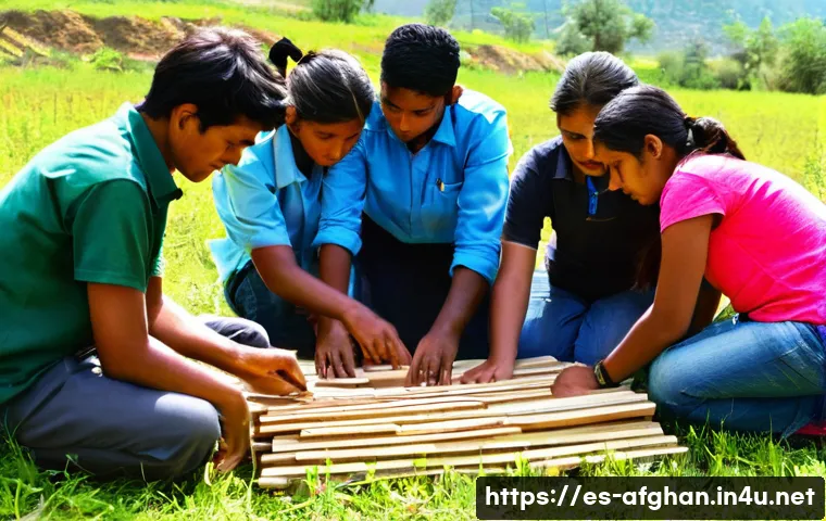 아프가니스탄 자연재해 대처법 - **Community Resilience and Skill Building**
    A diverse group of people, including men, women, tee...